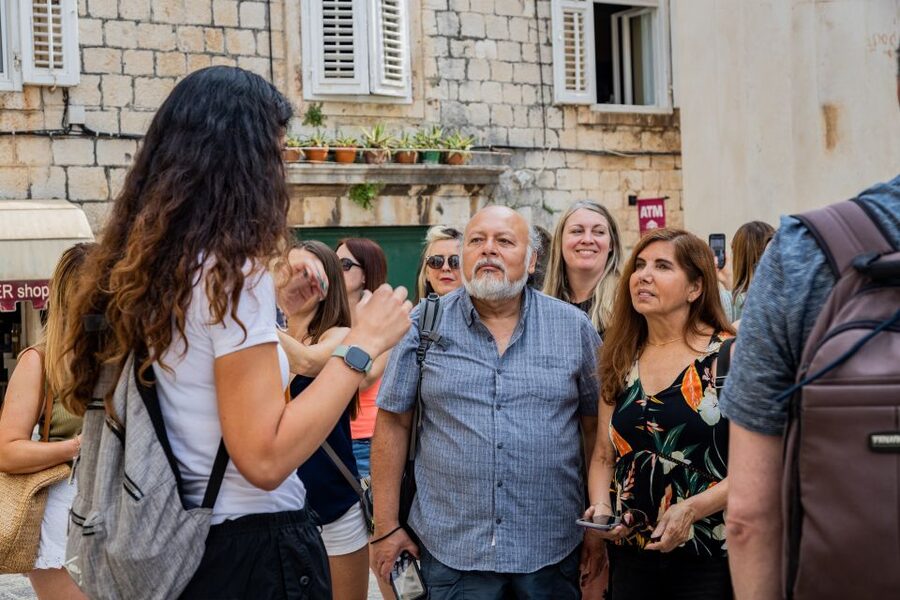 From Split: Krka Waterfalls Cruise & Trogir Walking Tour - H2: Meeting on the Split Riva, then heading out to Trogir
