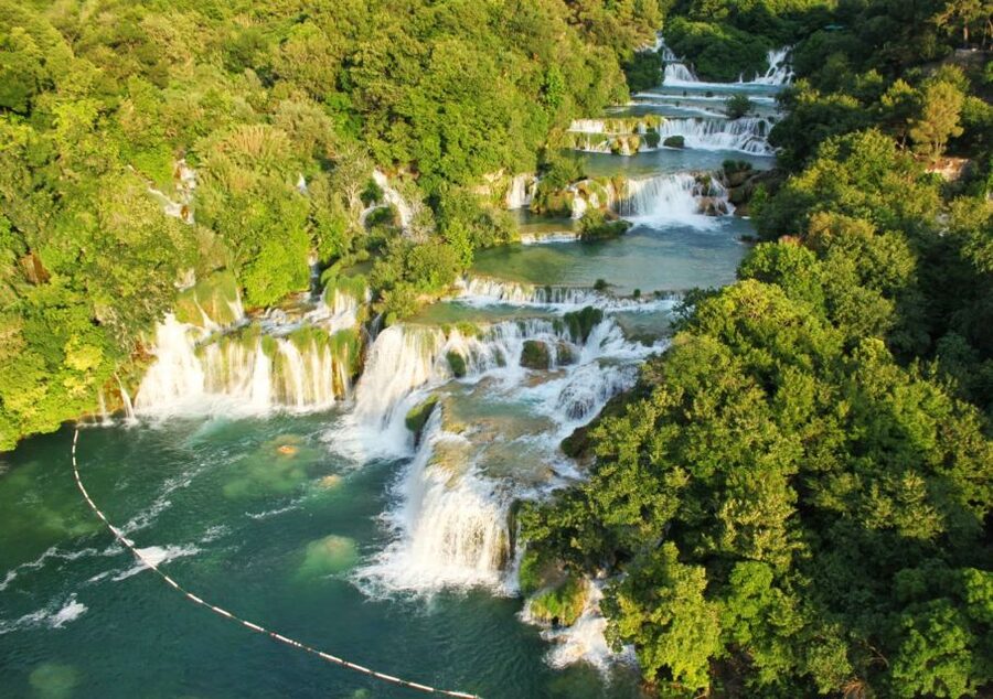 From Split: Krka Waterfalls Cruise & Trogir Walking Tour - H2: Krka National Park entry, trails, and the Skradinski Buk priority stop