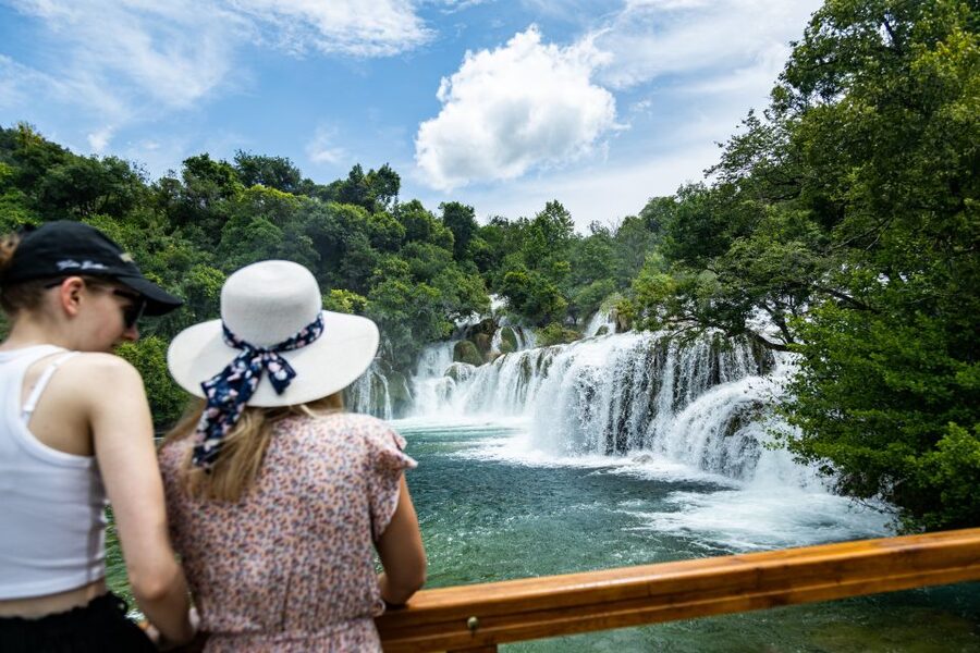 From Split: Krka Waterfalls Cruise & Trogir Walking Tour - H2: The Krka River boat ride to Skradin, canyon views without extra stress