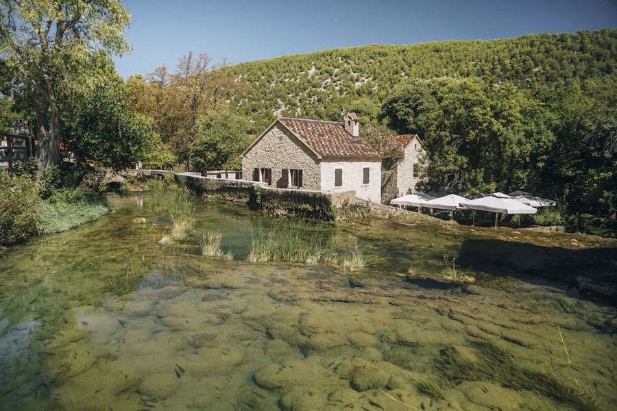 From Split: Krka Waterfalls Tour with Boat Cruise & Swimming - Panoramic Boat Cruise to Skradin: The Pace Shifts in the Best Way