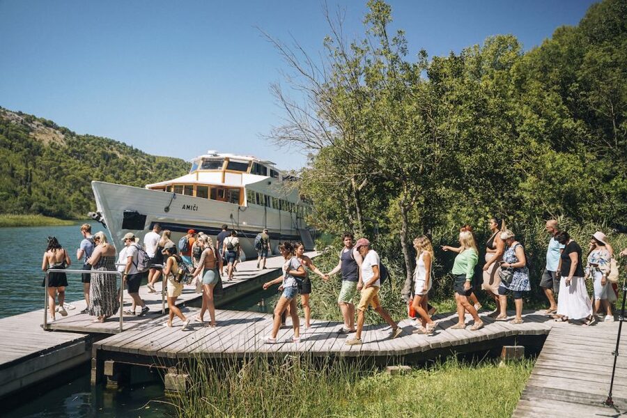 From Split: Krka Waterfalls Tour with Boat Cruise & Swimming - Skradin Town Core: Fortress Views and Easy Wandering Time
