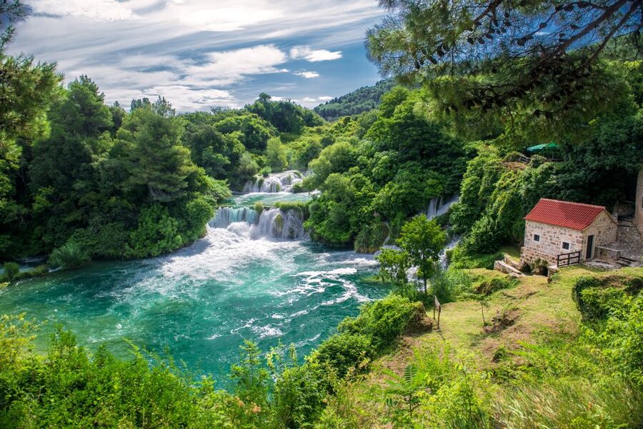 From Split: Krka Waterfalls Tour with Boat Ride & Swimming - Meeting in Split at Obala kneza Domagoja 3, right by DM