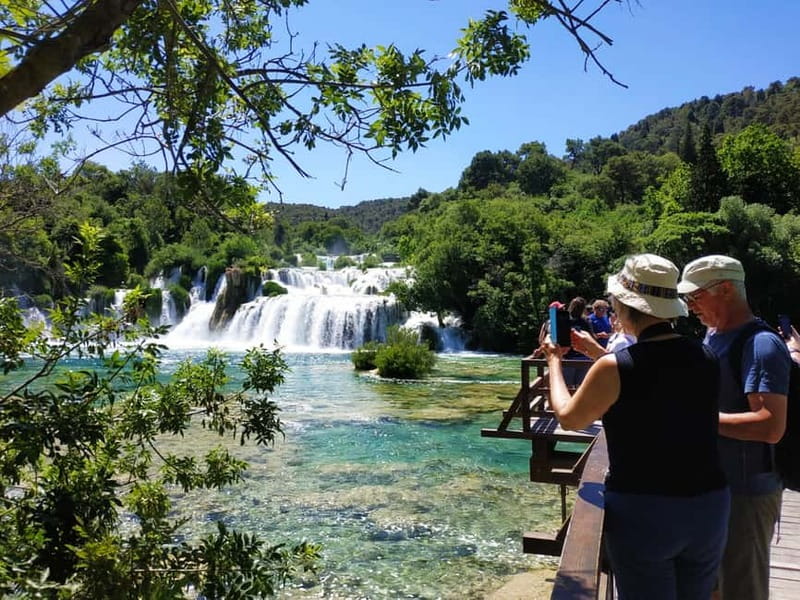 From Split: Krka Waterfalls with Wine & Cheese Tasting Tour - Skradinski buk photo stop, plus why you will not swim in the falls