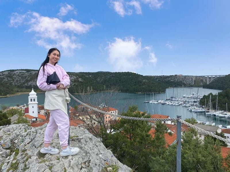 From Split: Krka Waterfalls with Wine & Cheese Tasting Tour - Skradin free time and the sea-side swim where the river meets the Adriatic