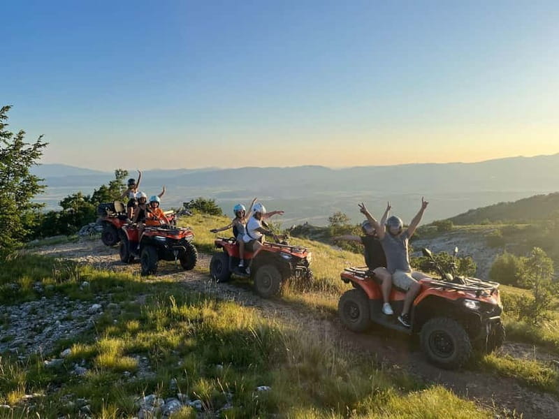 From Split: Off-Road Quad Safari Experience - Cetina River breaks: clear water moments and an optional swim plan