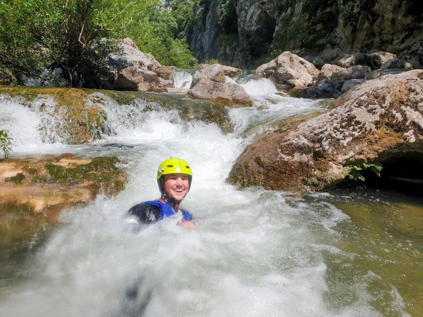 From Split or Zadvarje: Cetina River Canyoning - The Canyon Route: Walking, Pools, Slides, and Rappels in One Flow