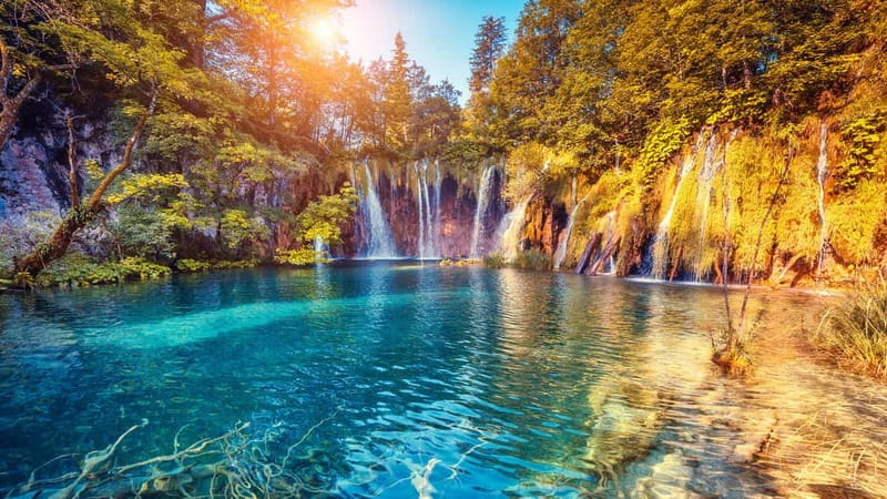 From Split: Plitvice Lakes Guided tour - The UNESCO scale: sixteen lakes, travertine waterfalls, and conservation context