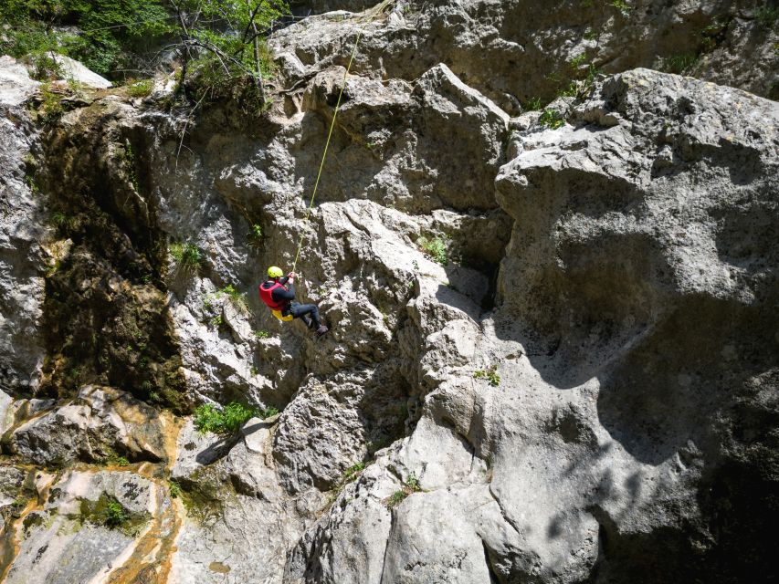From Split/Šestanovac: Extreme Canyoning on Cetina River - Inside the canyon: slides, rock jumps, swimming, and hiking rhythm