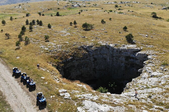From Split: Small group ATV ride in Dinara NP - The Cetina River passing: a scenic break from the “just trails” feeling