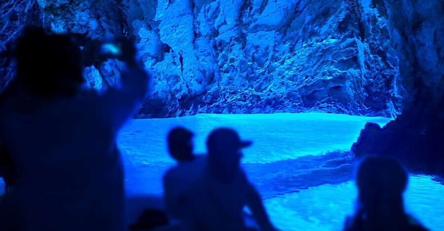 From Trogir or Split: Full-Day Blue Cave & Hvar Island Tour - Komiža on Vis: fisher-town walking and local bites