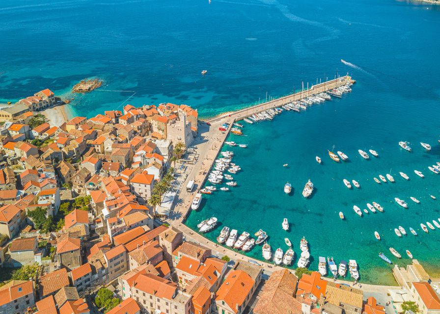 From Trogir or Split: Full-Day Blue Cave & Hvar Island Tour - Budikovac Blue Lagoon: swimming, snorkeling gear, and the beach bar