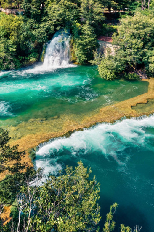 From Trogir, Seget & Okrug: Krka Waterfalls & Swimming - Trogir to Krka in a small group that keeps the day smooth