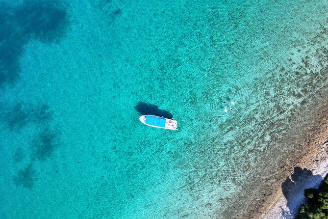From Trogir & Split: Half Day Speedboat Tour with Blue Lagoon - Boat Comfort, Music, and Refreshments on the Water