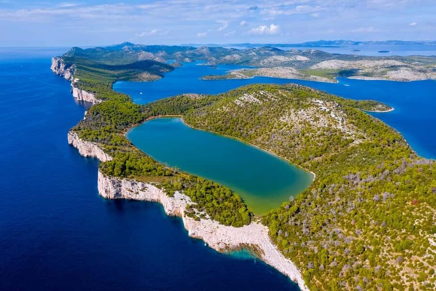 From Zadar/Bibinje: Kornati National Park Cruise with Lunch - Kornati National Park: two stops that deliver views, then swims