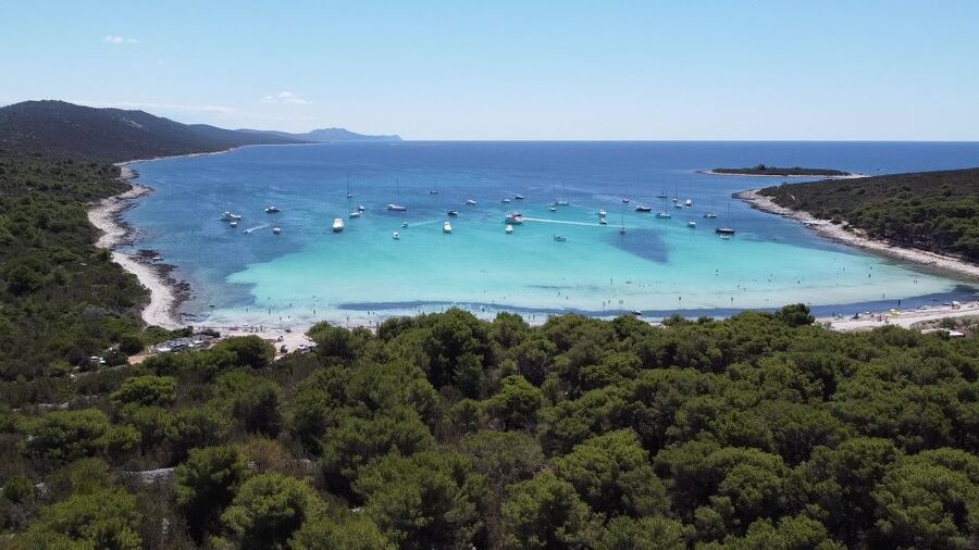 From Zadar: Full-Day Boat Trip to Sakarun Beach & Dugi Otok - Sakarun Beach on Dugi Otok: White Sand, Turquoise Water, and Rocky Shoes
