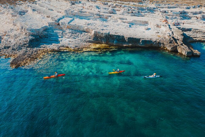 FULL CAVE & SAFARI EXPERIENCE by KAYAK - Big and Small Kolombarica caves, snorkeling in the blue cave