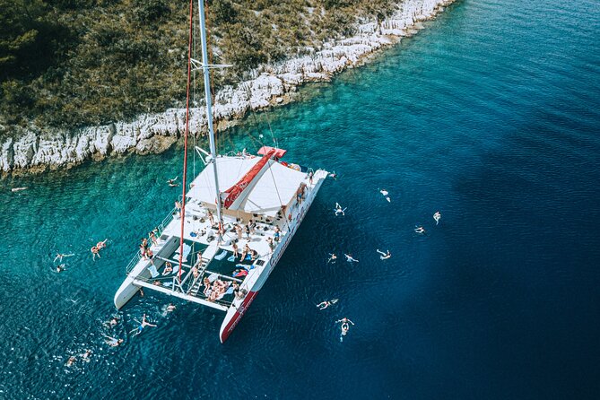 Full-Day Catamaran Cruise to Hvar & Pakleni Islands with Food and free Drinks - Hvar Town With a Real Intro: Guided Orientation Plus Free Time