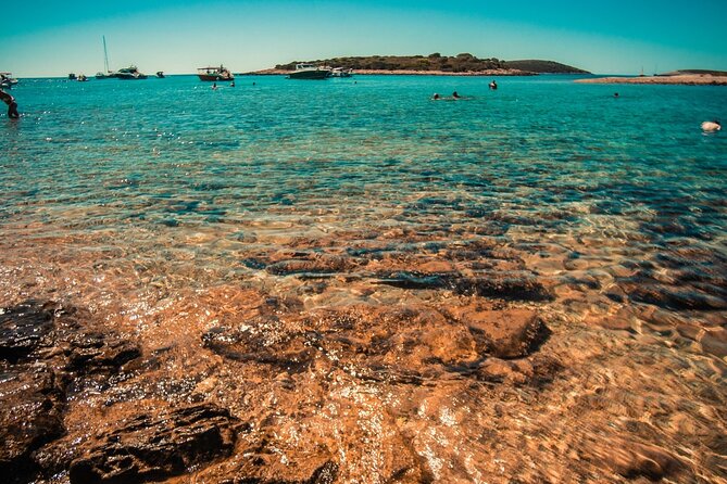 Fully customized private boat trip from Trogir and Split - Krknjasi Bay Blue Lagoon: Swim, Snorkel, and the Floating Bar Moment