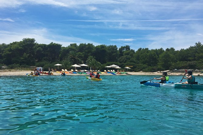Guided kayaking tour to Pakleni islands - Restaurant stop on Pakleni: plan for your wallet, not your schedule
