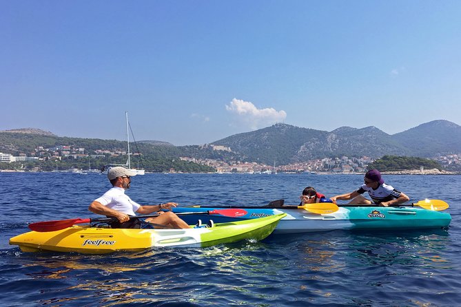 Guided kayaking tour to Pakleni islands - The kayak setup: modern sit-on-top stability for first-timers