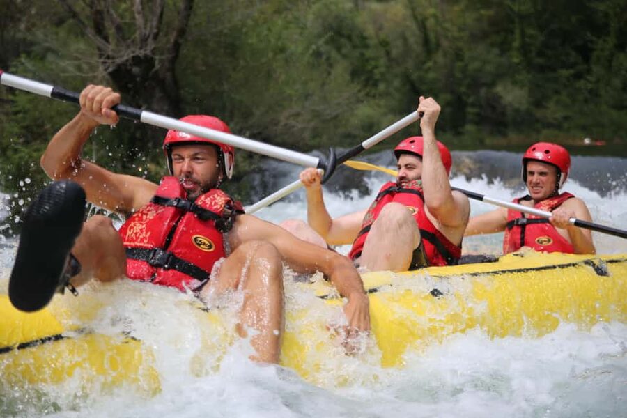 Half-Day Cetina River Rafting - Entering the canyon: calm paddling plus the right amount of rapids