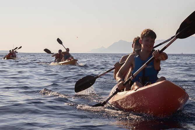 Half-Day Small-Group Kayaking Tour in Makarska - Old town Makarska from the water, plus the mountains behind it