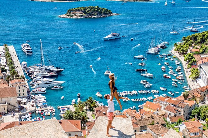 HVAR & 4 Islands PRIVATE BOAT TOUR - Stop 2: Blue Lagoon or Krknjasi Bay, the swim and snorkel payoff