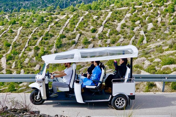 Hvar Adventure Tour: Explore with a 4-6 Seater eTuk Tuk Rickshaw! - Stop 1: Malo Grablje, abandoned village scenery in stone