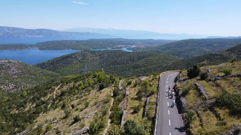 Hvar Island E-Bike Tour with Wine Tasting and Starters - Viewpoints, photos, and the Napoleon Fortress payoff