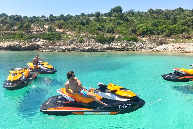 Jet Ski Safari - PREMIUM - Seeing Split from the water, then a coastal return via Slatine