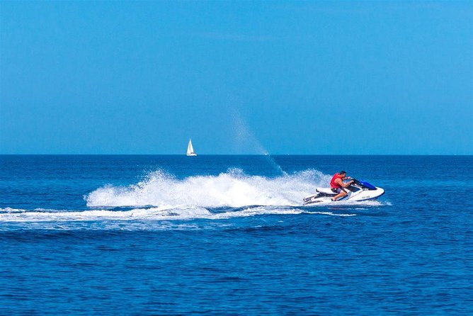Jet Ski Safari Tour 2h - Stop 1: Kolocep Island and the blue cave water moment