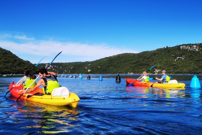 Kayaking Experience in Lim Bay Sea in The Croatian Fjord - The local beach bar after kayaking: a simple finish with no scramble
