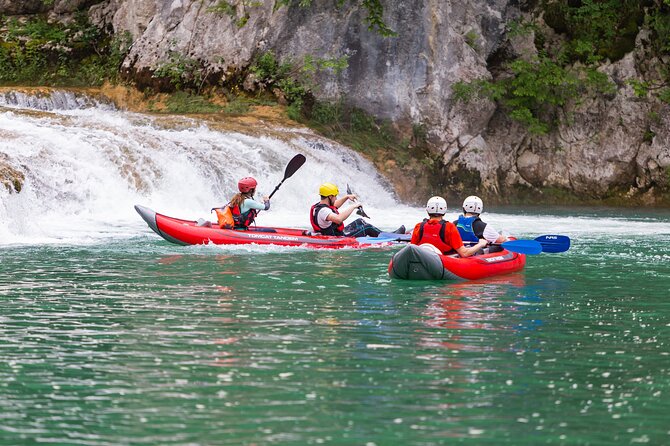 Kayaking in Mreznica Waterfalls near Slunj and Plitvice Lakes - Why This Mrežnica Kayak Trip Works Better Than a Typical Plitvice Add-On