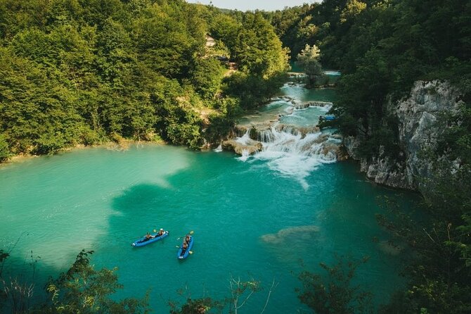 Kayaking Mreznica Waterfalls close to Plitvice Lakes - Optional Jumping From 1 to 8 Meters, With Real Choices