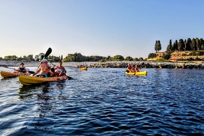 Kayaking to Island Saint Jerolim with snorkeling activitie - Paddling from Lučica Štinjan, then out toward Brijuni National Park
