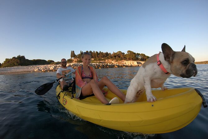 Kayaking to Island Saint Jerolim with snorkeling activitie - Group size and pace: up to 18 people, and guided in a practical way