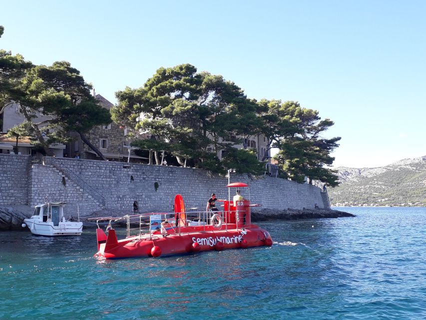 Korcula: Semi-Submarine Tour - Languages on Board: English and German Driver