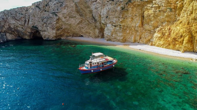 Krk: Golden Beach and Blue Cave Cruise with Welcome Drink - Key highlights worth planning for