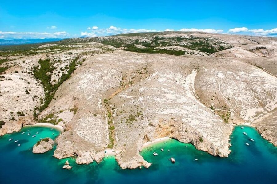 Krk: Swimming and Snorkeling tour on Golden Bay - Coves and sea caves by boat, and the joy of not sharing them with everyone