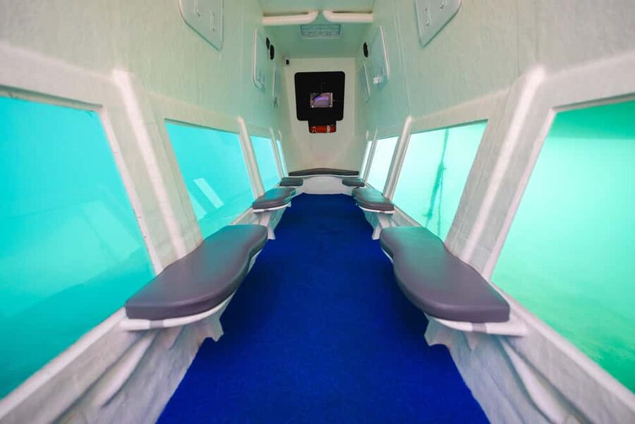 Krk: Yellow Semi-Submarine Tour - Day Fish Feeding vs Night LED Lights: Pick the Mood You Want