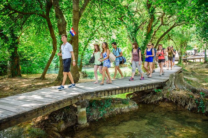 Krka Waterfalls and wine tasting Tour from Split or Trogir - Entering the day: the bus pickup from Split or Trogir