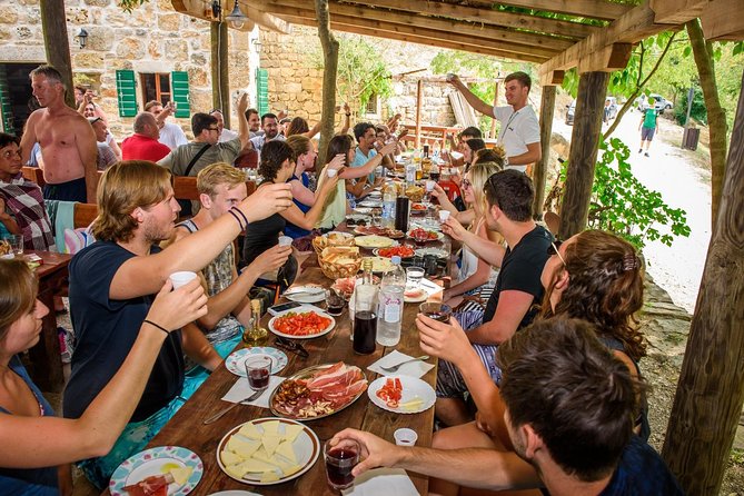 Krka Waterfalls and wine tasting Tour from Split or Trogir - Lunch at a local konoba: what’s likely on the menu