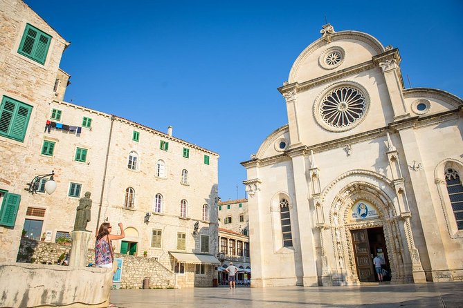 Krka Waterfalls and wine tasting Tour from Split or Trogir - Krka River canyon panoramas and the Visovac Island photo moment