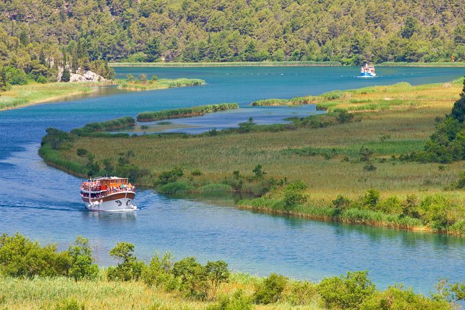 Krka Waterfalls tour with Boat Ride and Swimming in Skradin town - Stop 2: Skradinski Buk boat cruise through the canyon section