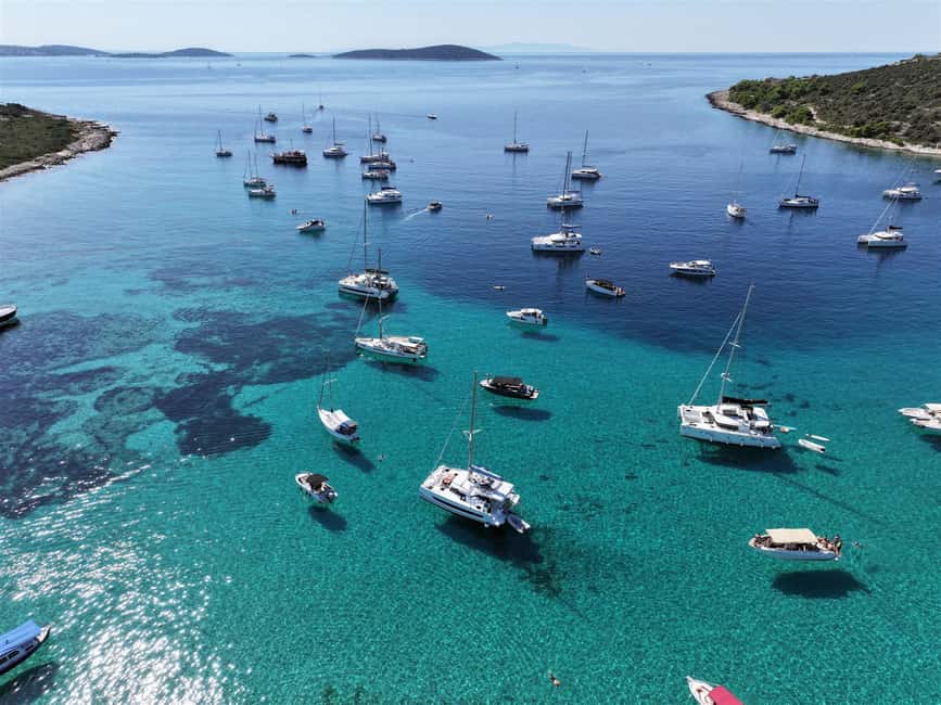Krknjaši Blue Lagoon 3-Island Tour - The coastal cruise: Čiovo, Kaštela Bay, and Trogir from the water