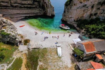 Luxury Blue Cave, Hvar and Vis Boat Tour from Split and Brac