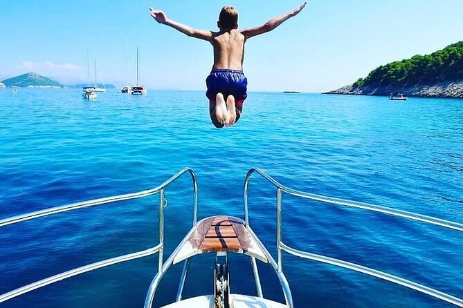Luxury Private Boat Trip to the Elaphiti Islands from Dubrovnik - Sunj Beach on Lopud: sand time with shallow-water comfort