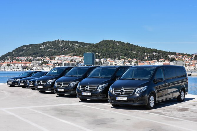 Luxury private transfer: Split airport to Split - Mercedes comfort for up to seven people in about 45 to 90 minutes