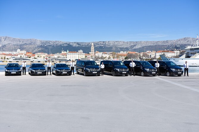 Luxury private transfer: Split Town to Split airport - Pickup From Your Accommodation, Including Split’s Old-Town Limits