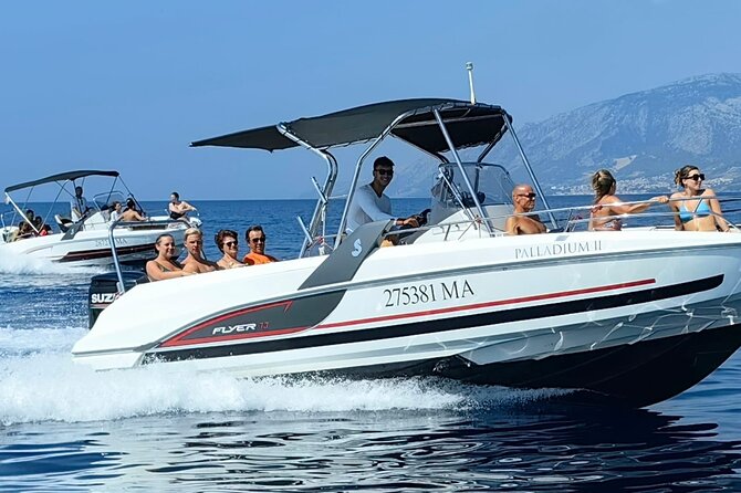 Makarska: 3 Island Speedboat Tour with Little Blue Cave & Lagoon - Little Blue Cave: snorkel time, cave access, and sea condition reality